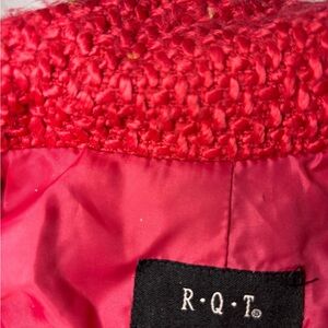 RQT Vibrant Red Jacket